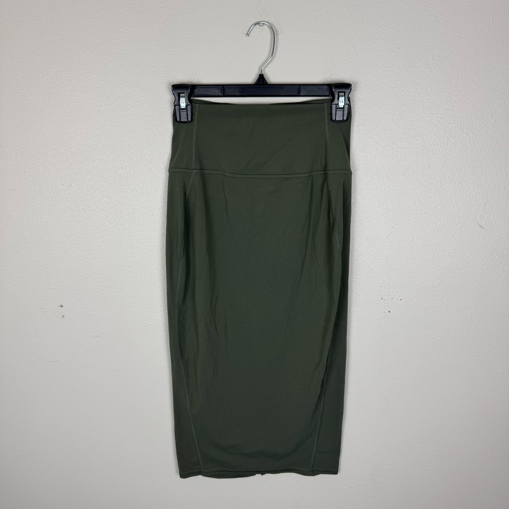 Lululemon Athletica Olive Pencil Skirt